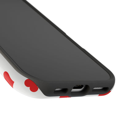 Red Heart Mania iPhone Case