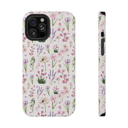 Vintage Purple Floral iPhone Case