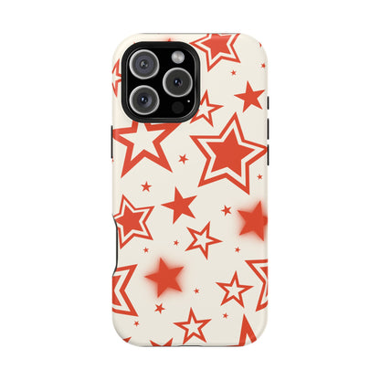 Red Stardust iPhone Case