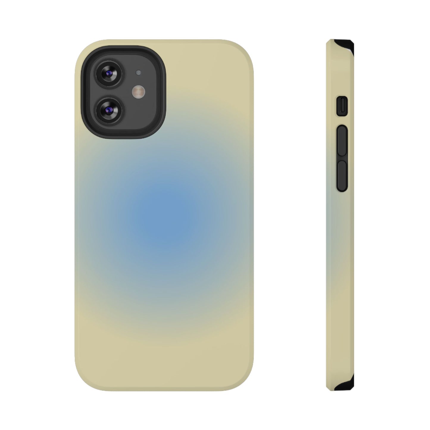 Blue & Yellow Aura iPhone Case