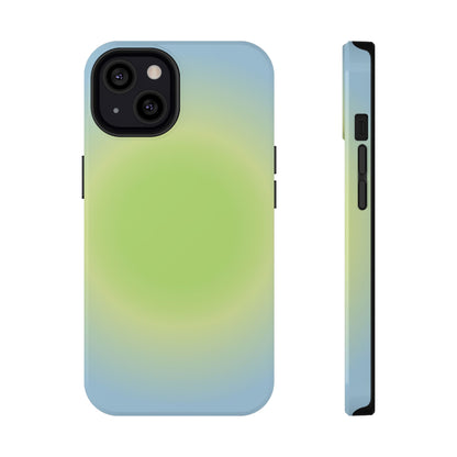 Green & Blue Aura iPhone Case