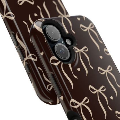 Chocolate Bows iPhone Case