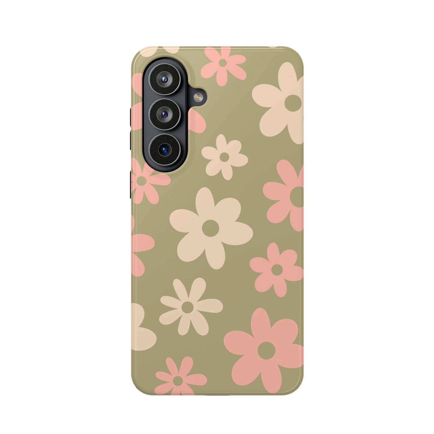 Green Flower Power Samsung Case
