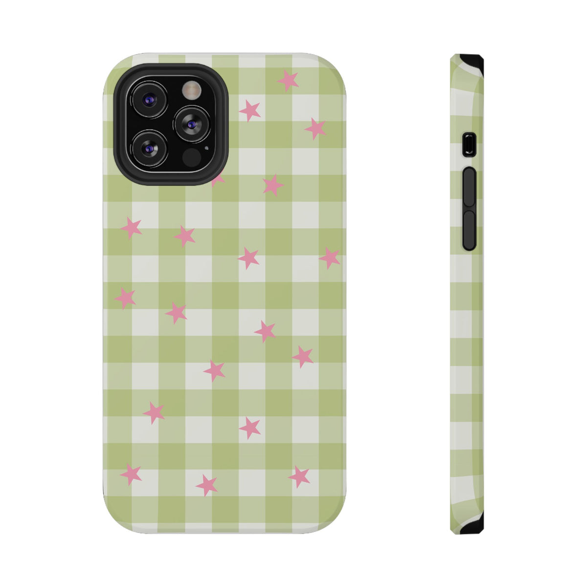 Lucky Star Gingham iPhone Case