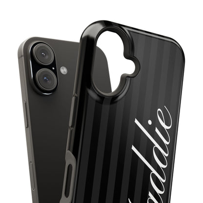 Custom Black Stripes iPhone Case