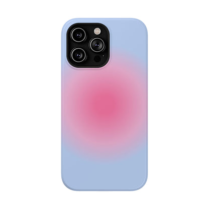 Pink & Blue Aura iPhone Case
