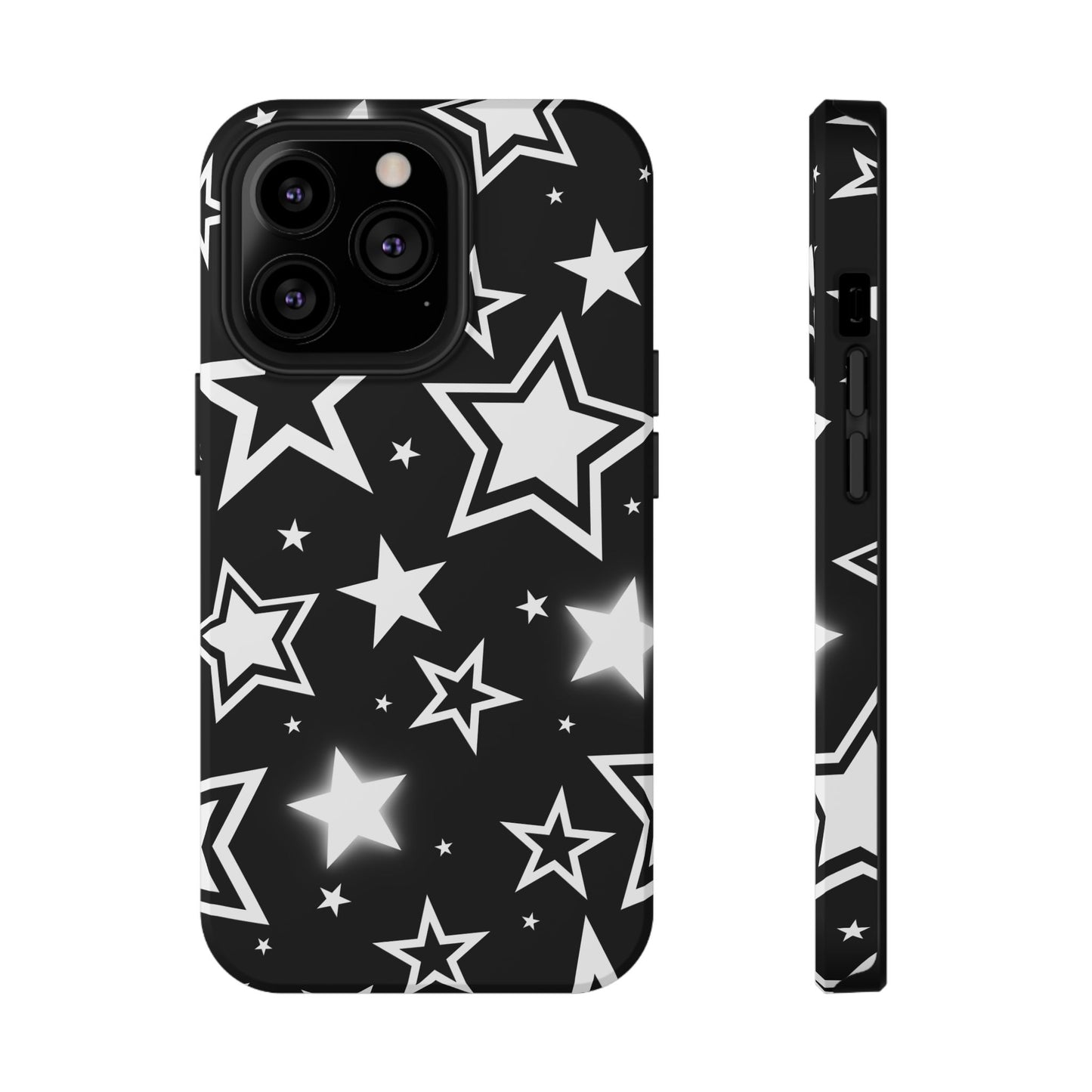 Black Stardust iPhone Case