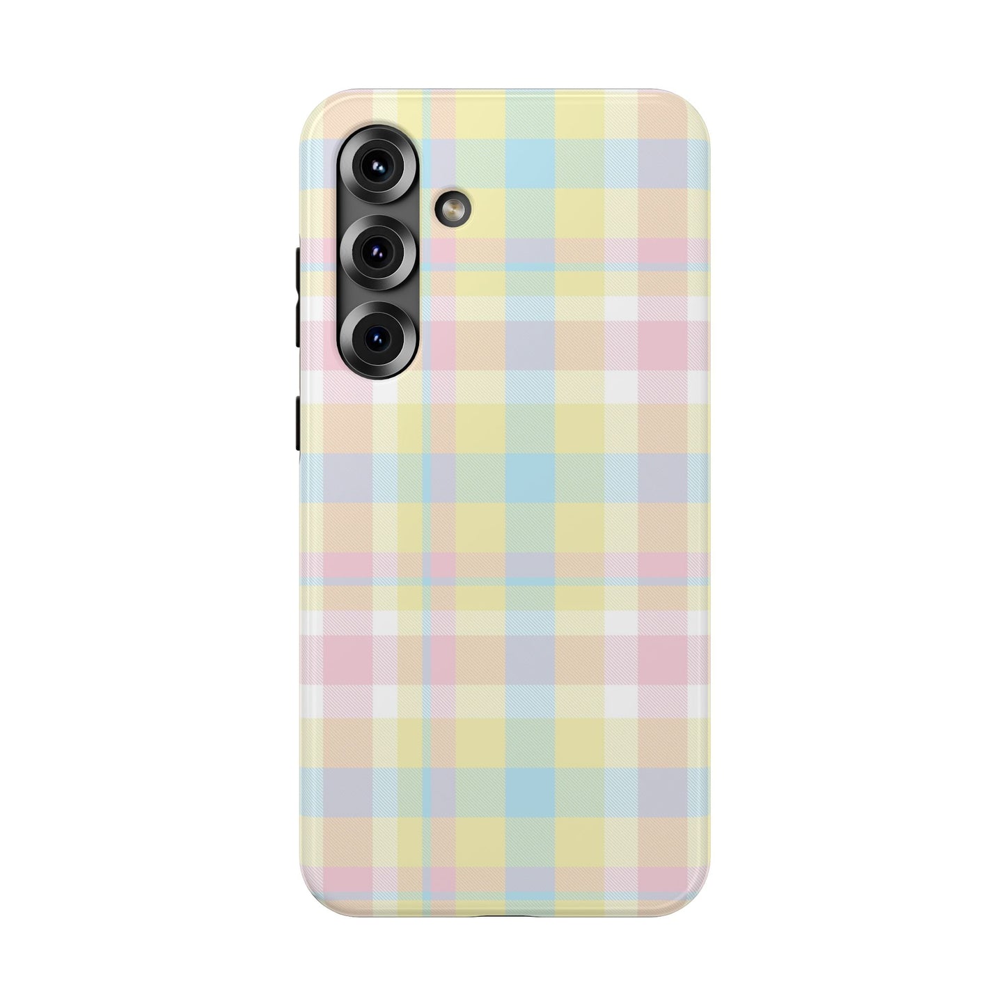 Buttercream Plaid Samsung Case