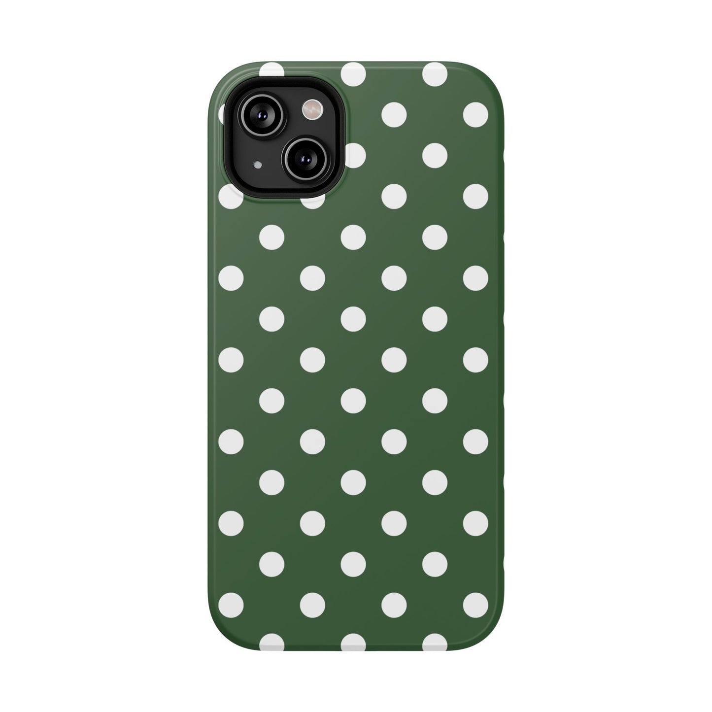 Green Polka Dots iPhone Case