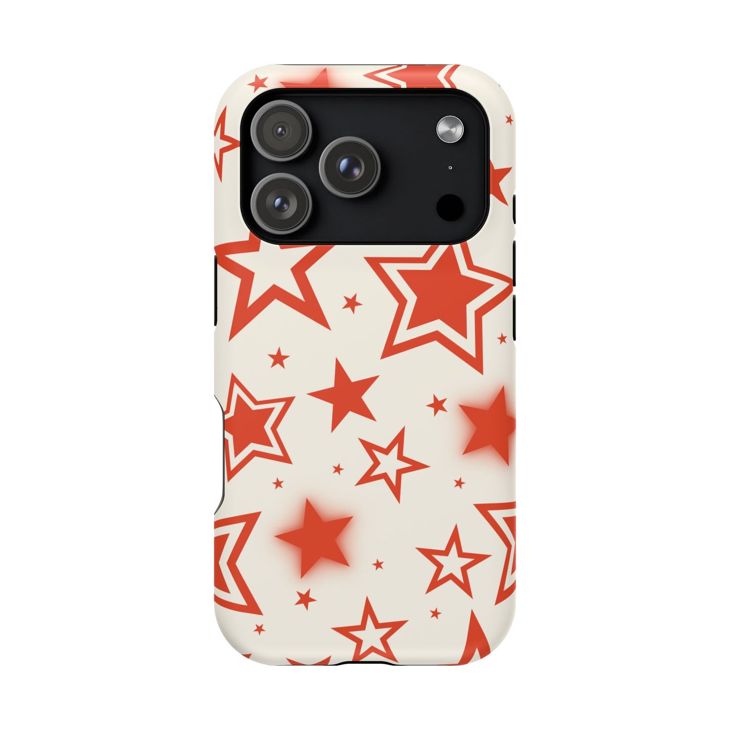 Red Stardust iPhone Case