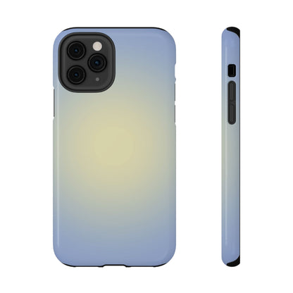 Blue & Yellow Aura iPhone Case