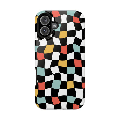 Retro Check iPhone Case