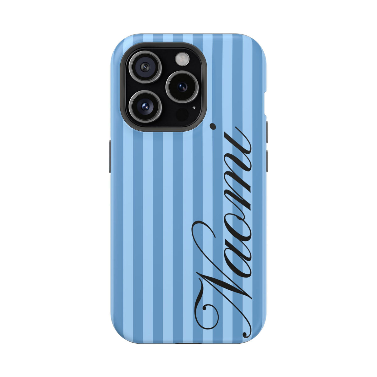 Personalized Seaside Stripes iPhone Case