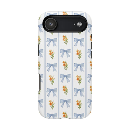 Blue Bows iPhone Case