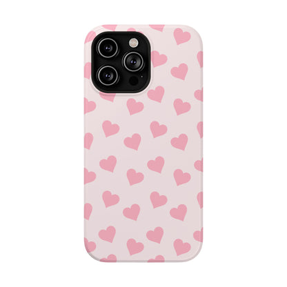 Pink Heart Mania iPhone Case