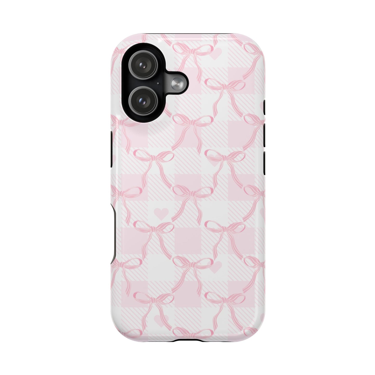 Pink Ribbon Bows iPhone Case