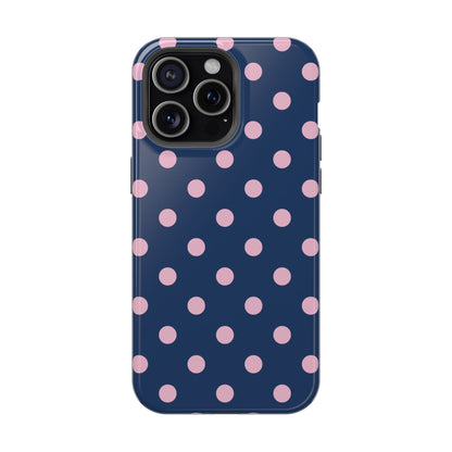 Periwinkle Polka Dots iPhone Case