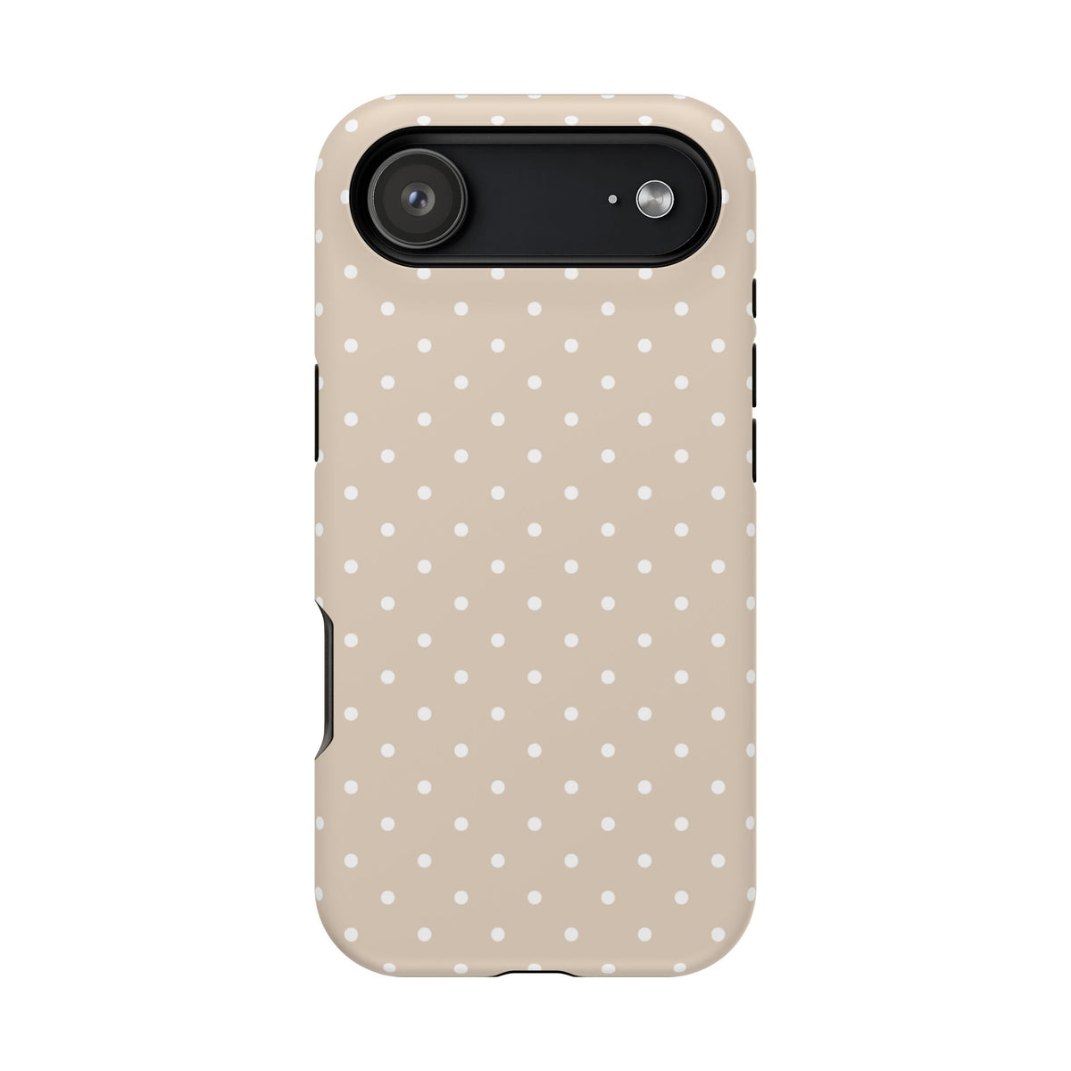 Beige Mini Dots iPhone Case