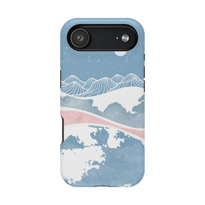 Blue Winter Night iPhone Case