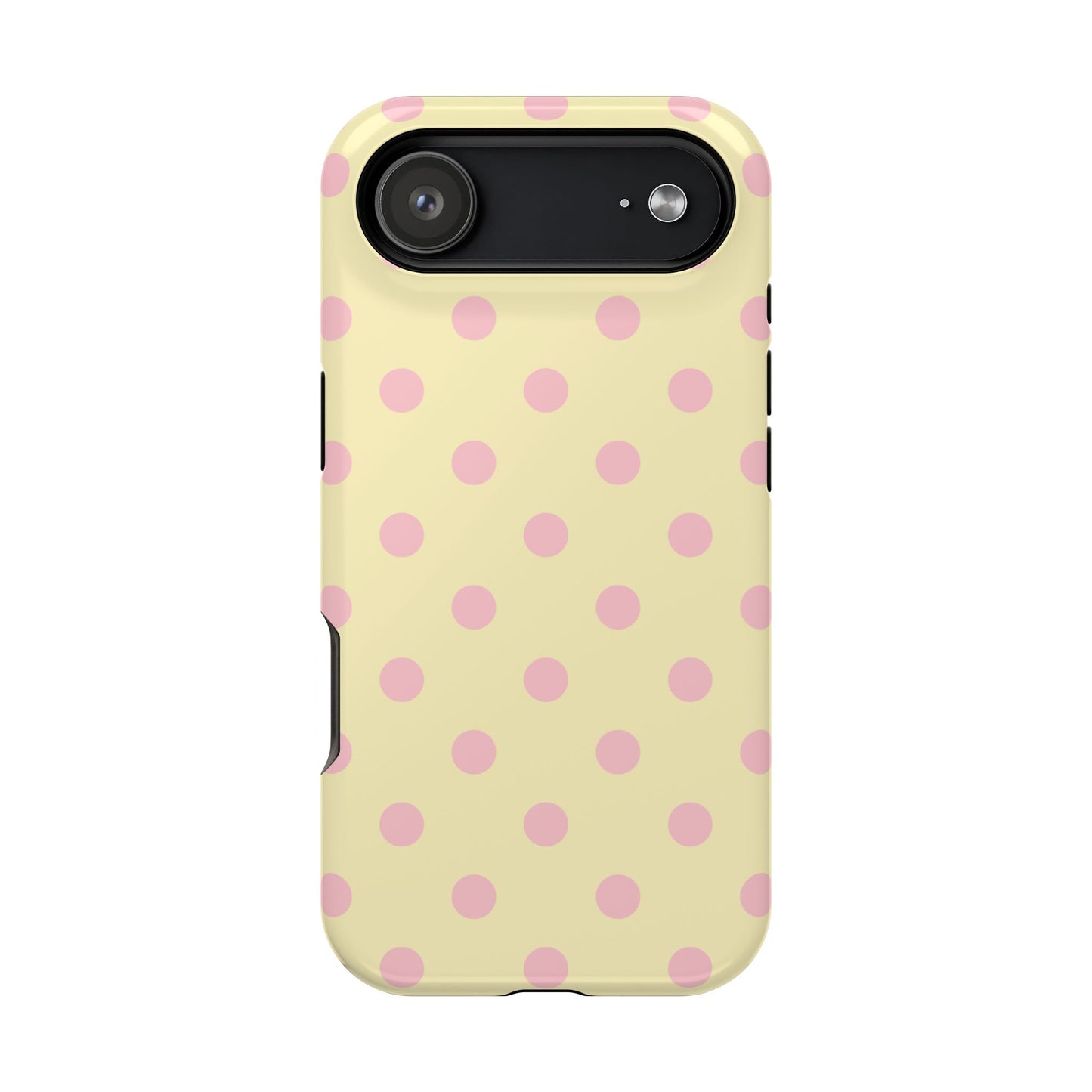 Lemon Sugar Polka Dots iPhone Case