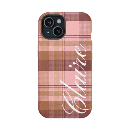 Custom Honey Plaid iPhone Case