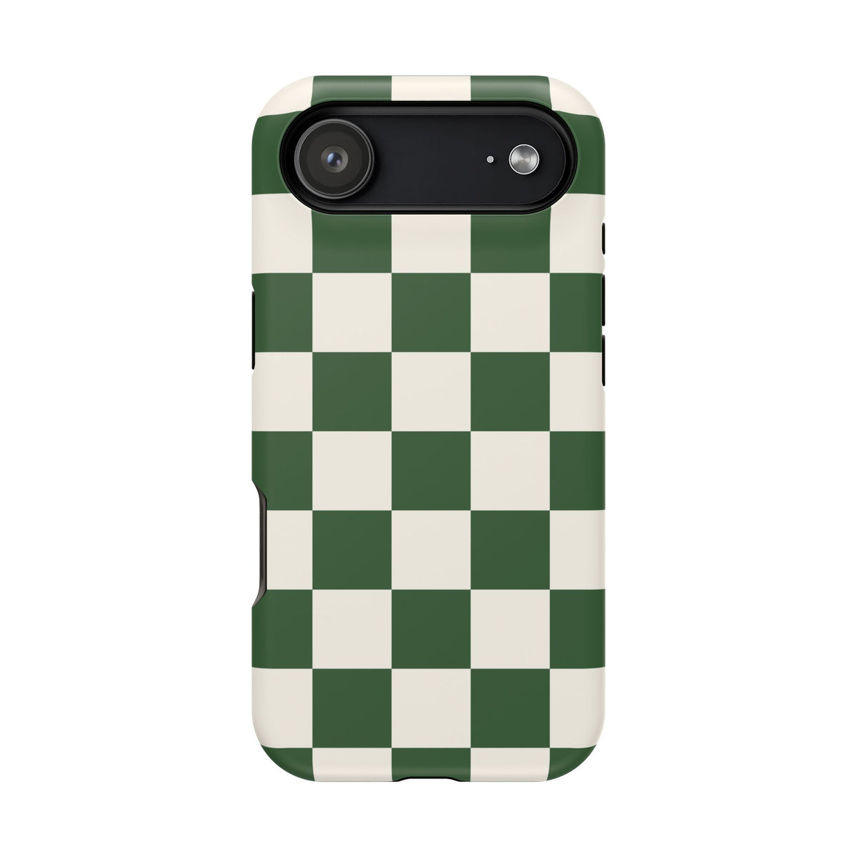 Green Checkered iPhone Case