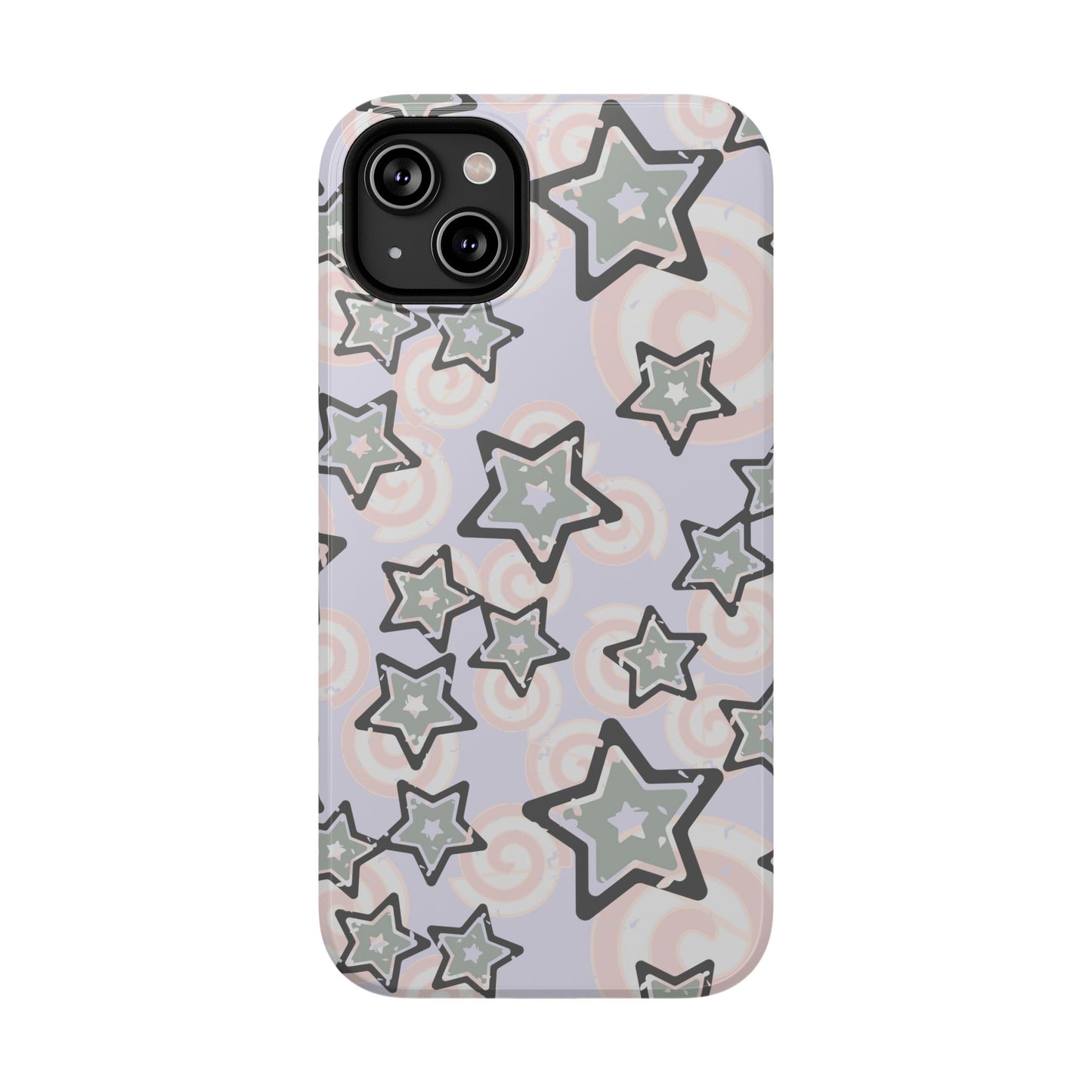 Y2K Gray Star iPhone Case