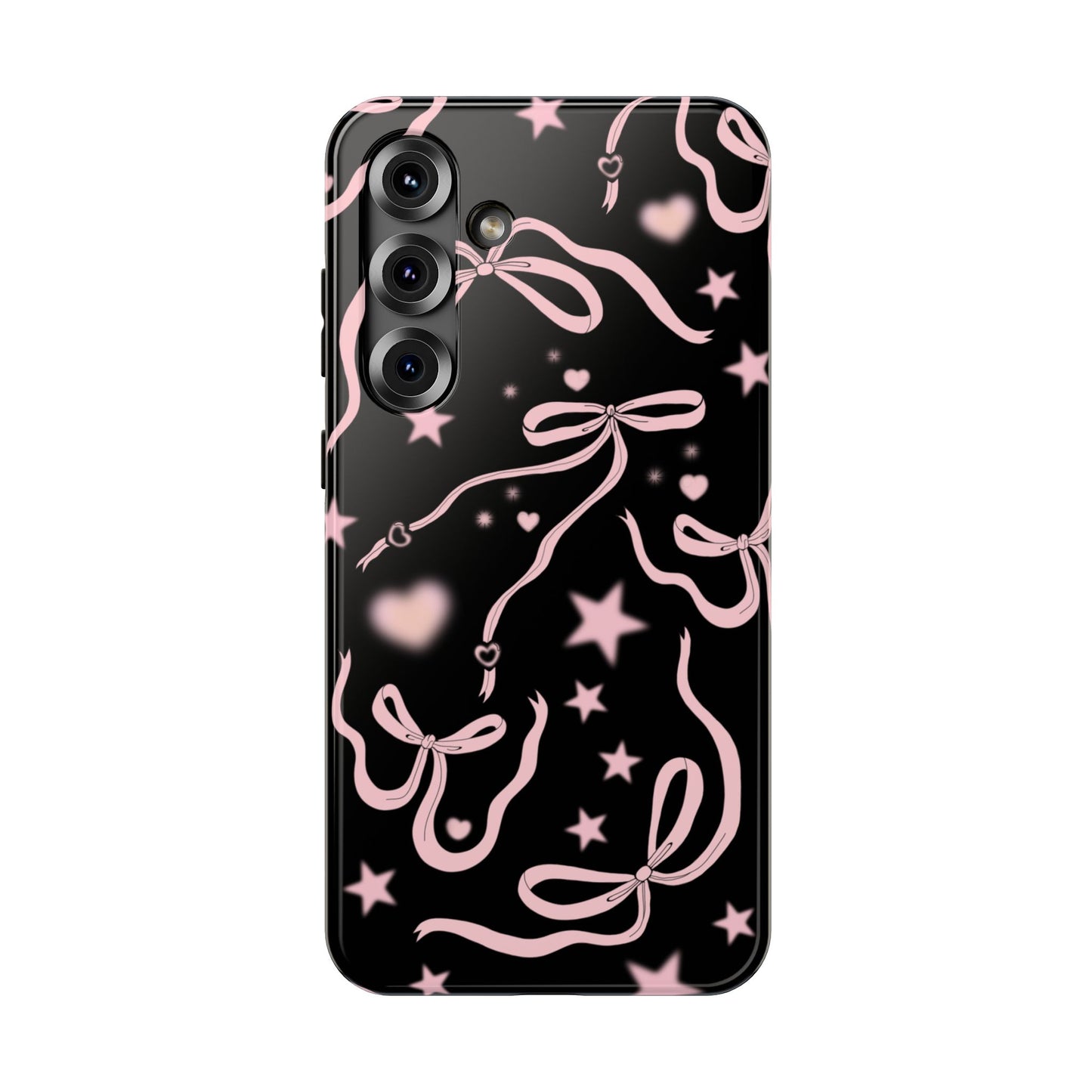 Black Cosmic Bows Samsung Case