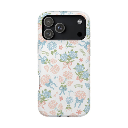 Hydrangea Bows iPhone Case