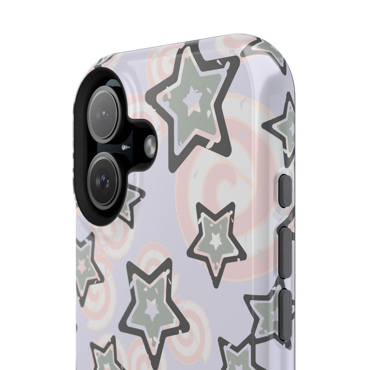 Y2K Gray Star iPhone Case
