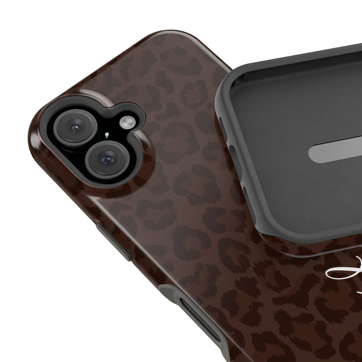 Custom Mocha Leopard iPhone Case