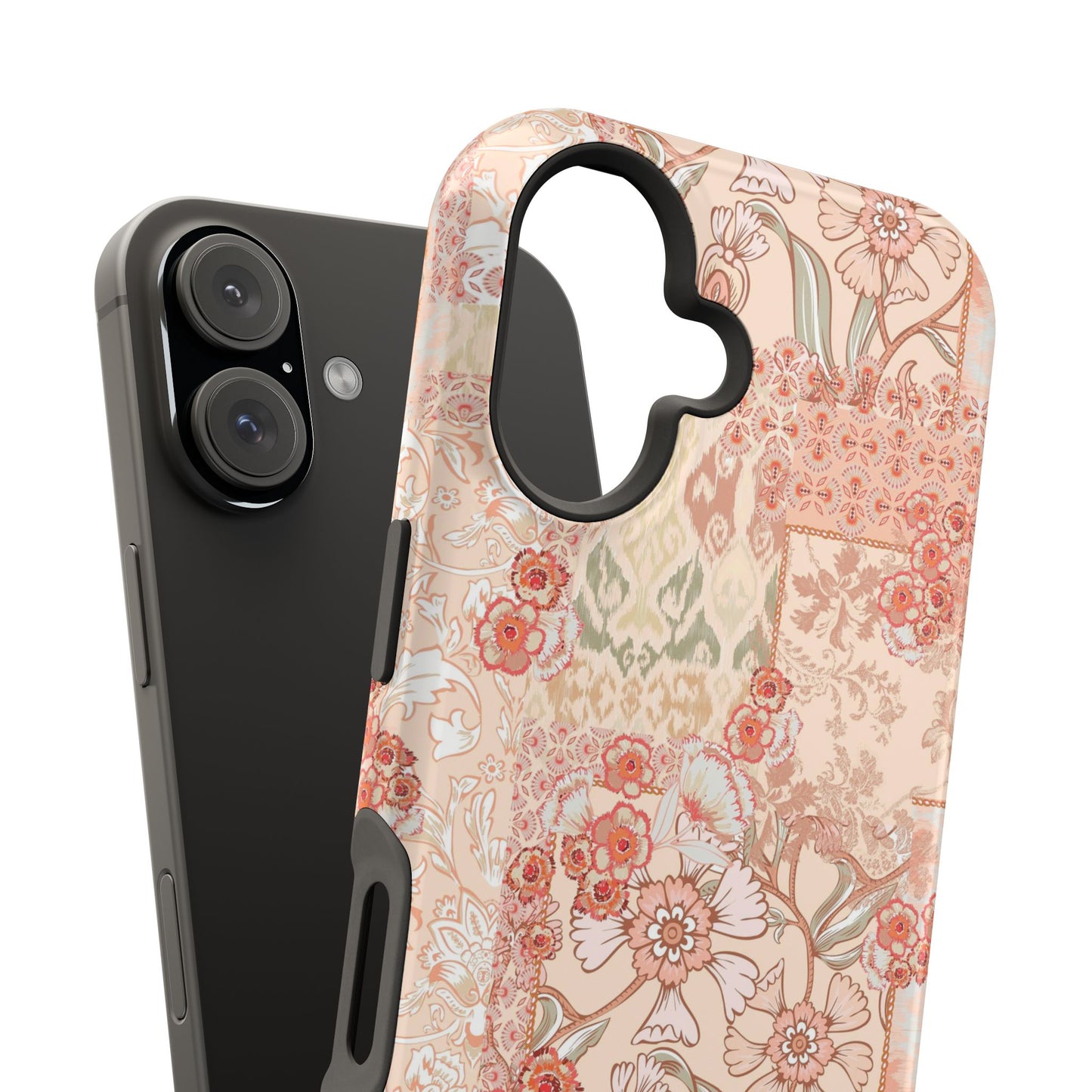 Peachy Paisley iPhone Case