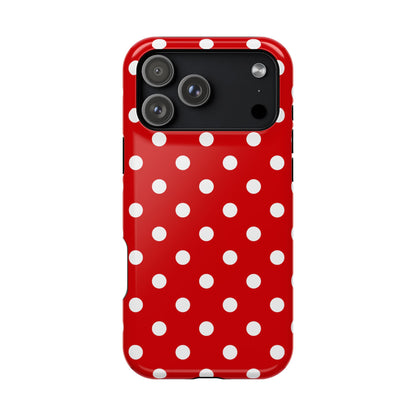 Red Polka Dots iPhone Case