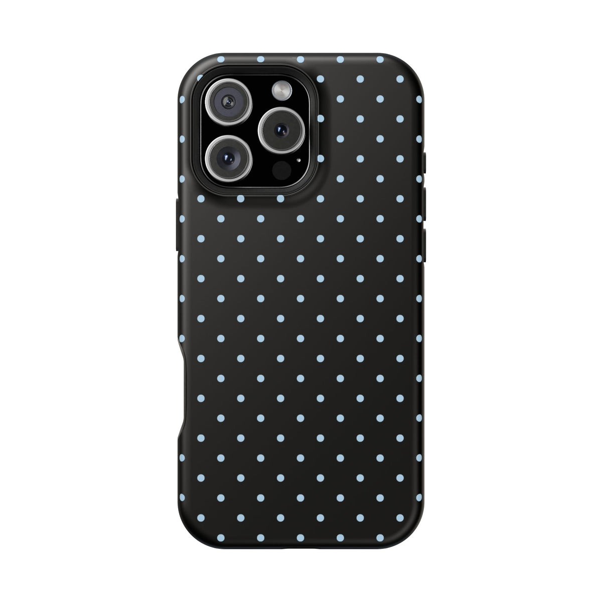 Blue Velvet Mini Dots iPhone Case