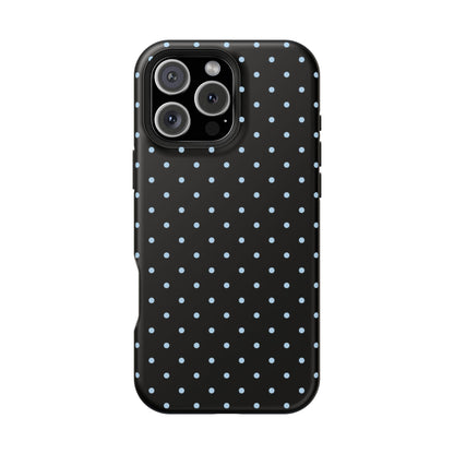 Blue Velvet Mini Dots iPhone Case