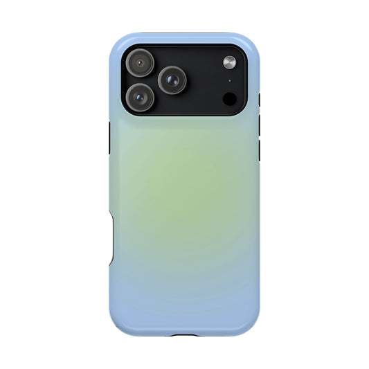 Blue & Green Aura iPhone Case