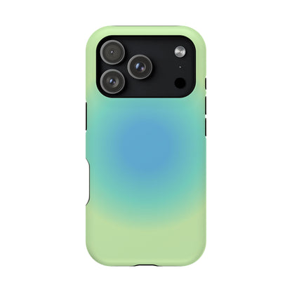 Blue & Green Aura iPhone Case