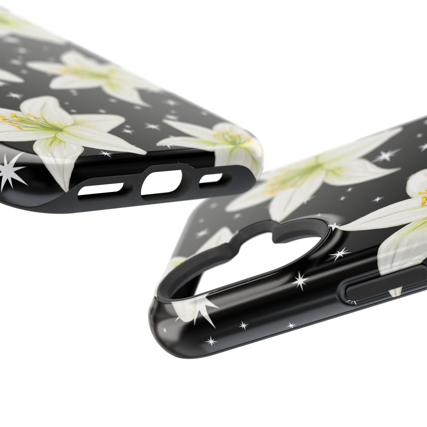 Tiger Lilies & Stars iPhone Case