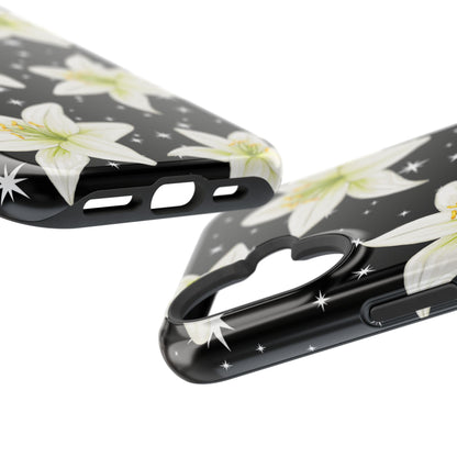 Tiger Lilies & Stars iPhone Case