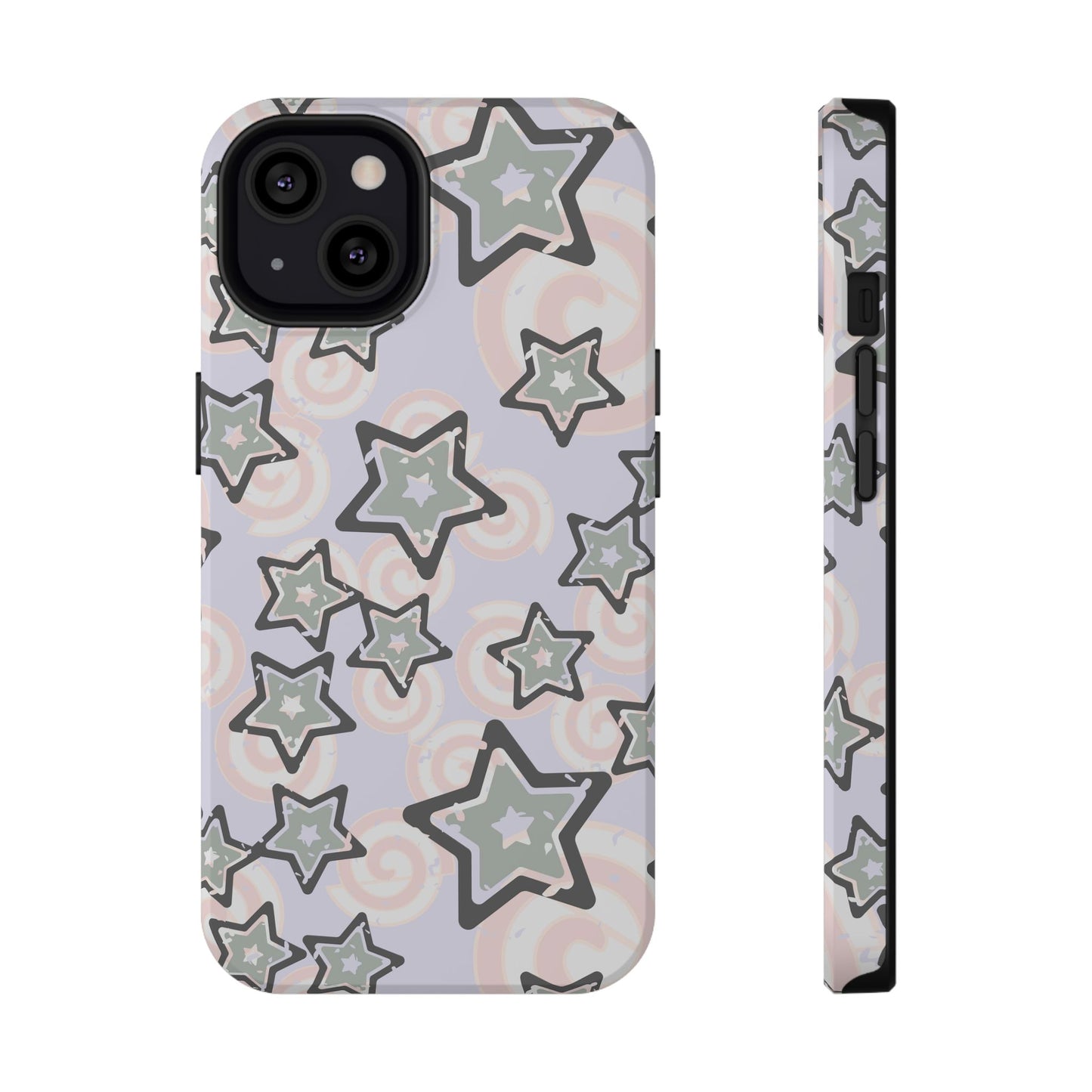 Y2K Gray Star iPhone Case