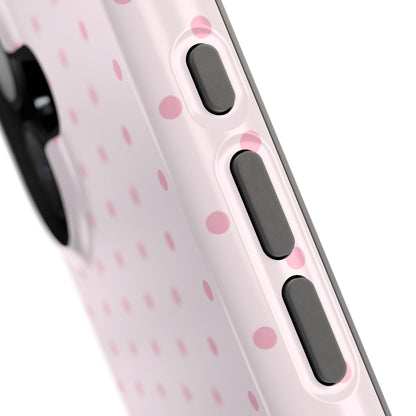 Pink Sprinkles Mini Dots iPhone Case