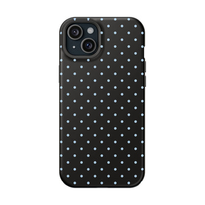 Blue Velvet Mini Dots iPhone Case