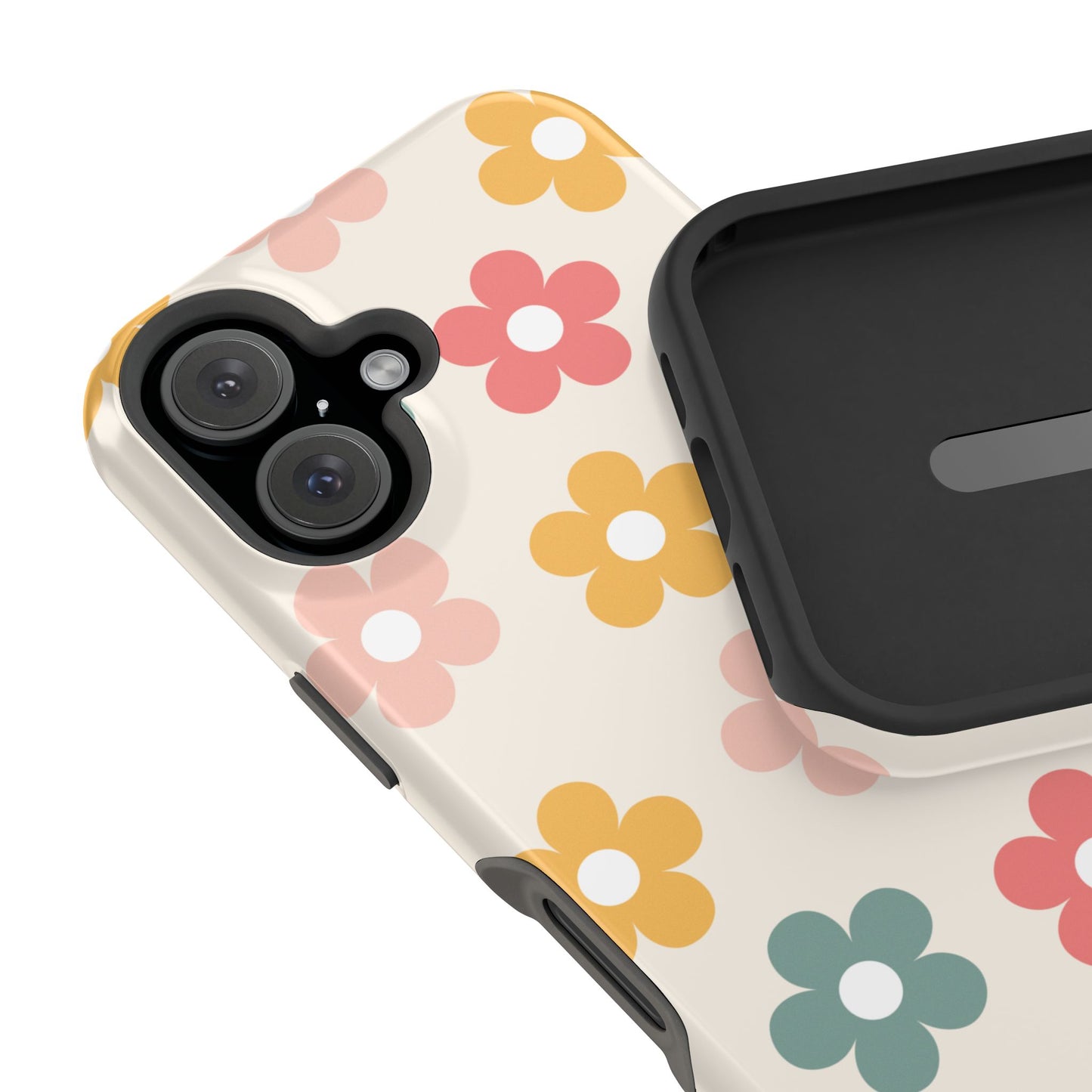 Boho Retro Flowers iPhone Case