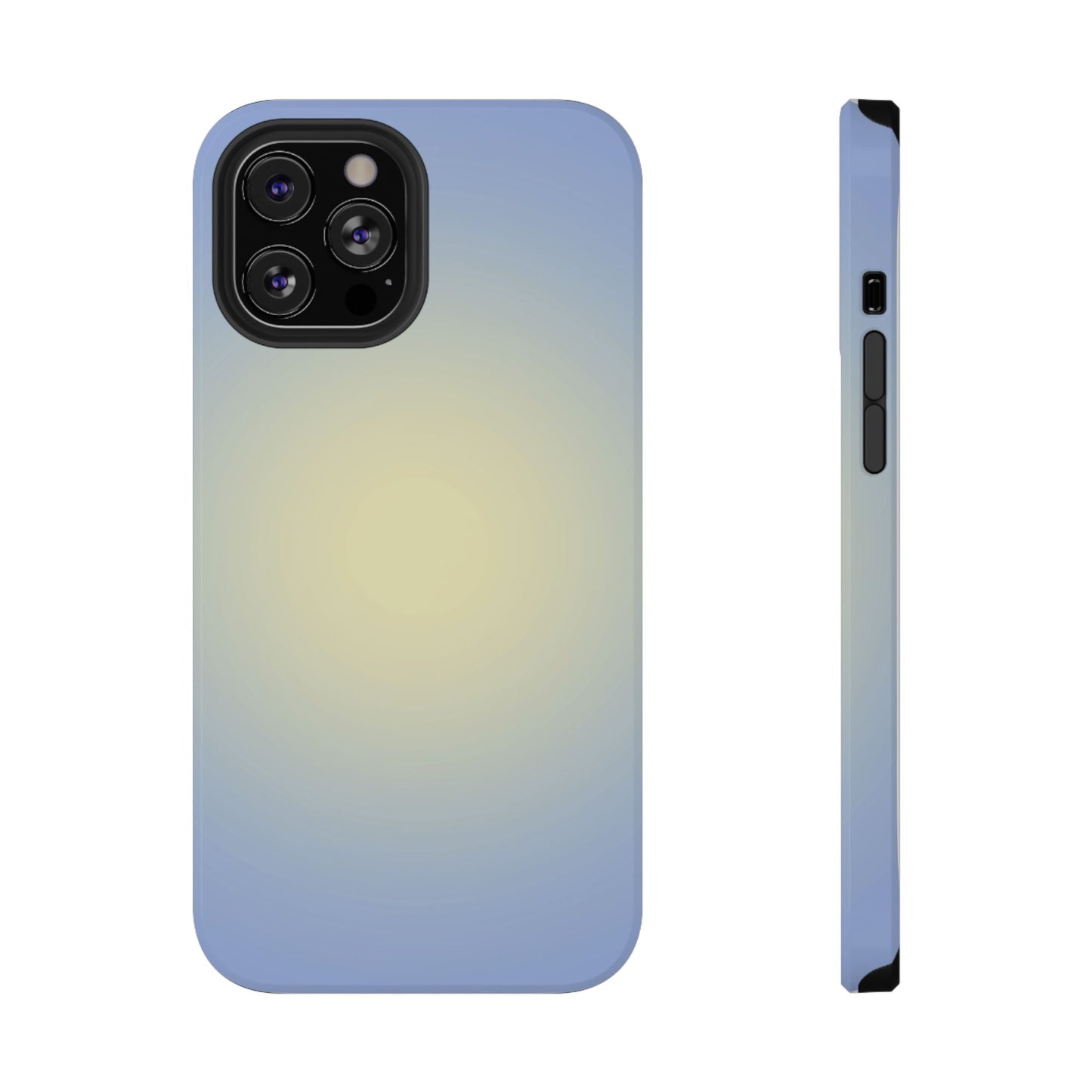 Blue & Yellow Aura iPhone Case