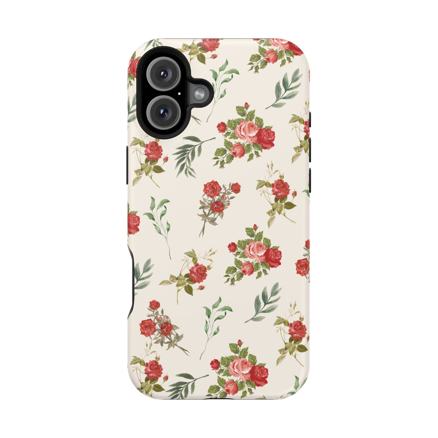 Red Vintage Roses iPhone Case