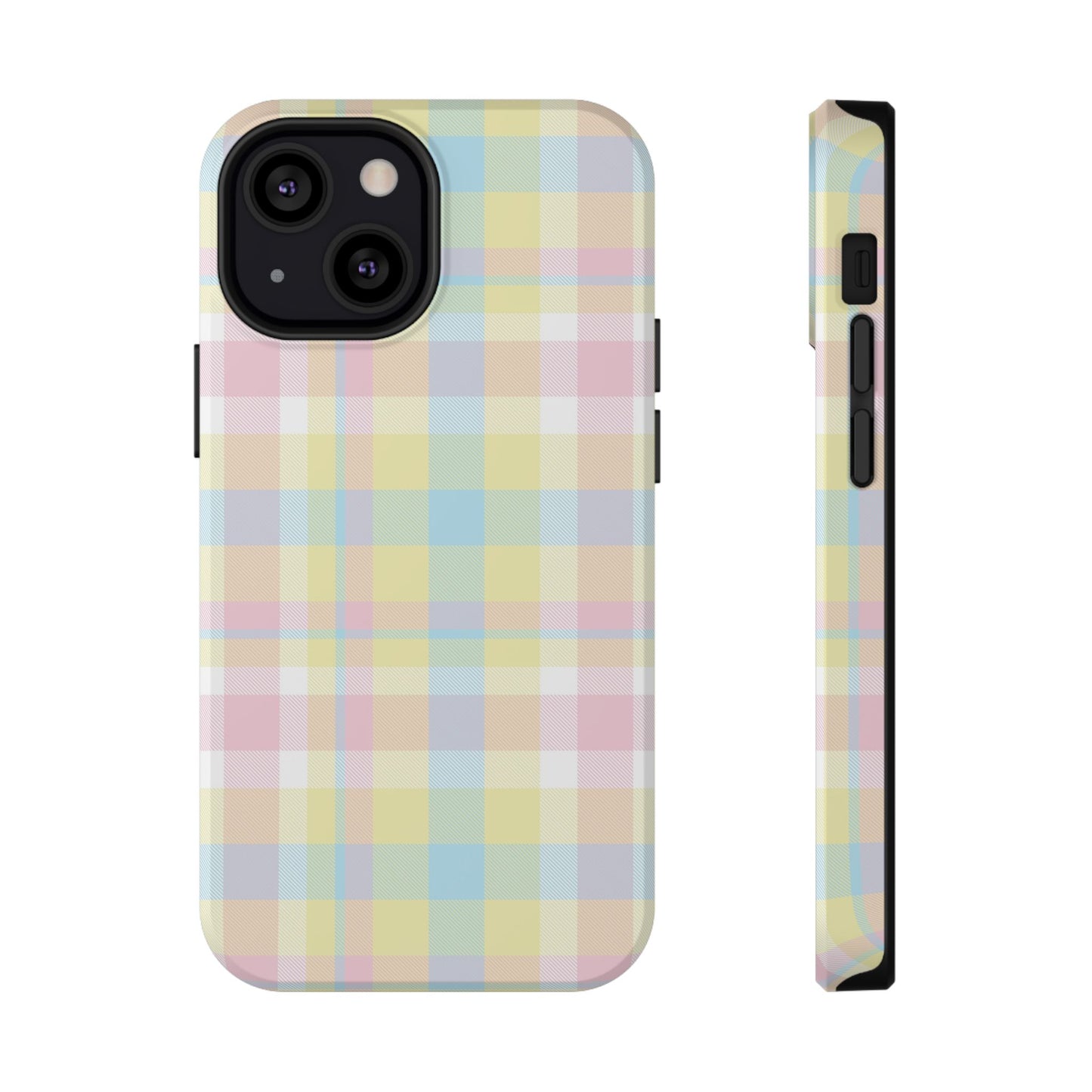 Buttercream Plaid iPhone Case