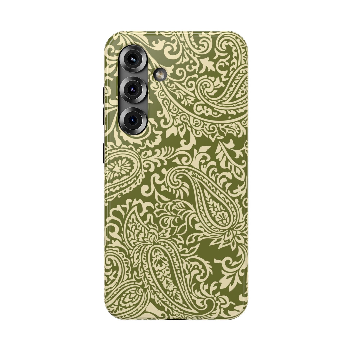 Olive Paisley Samsung Case