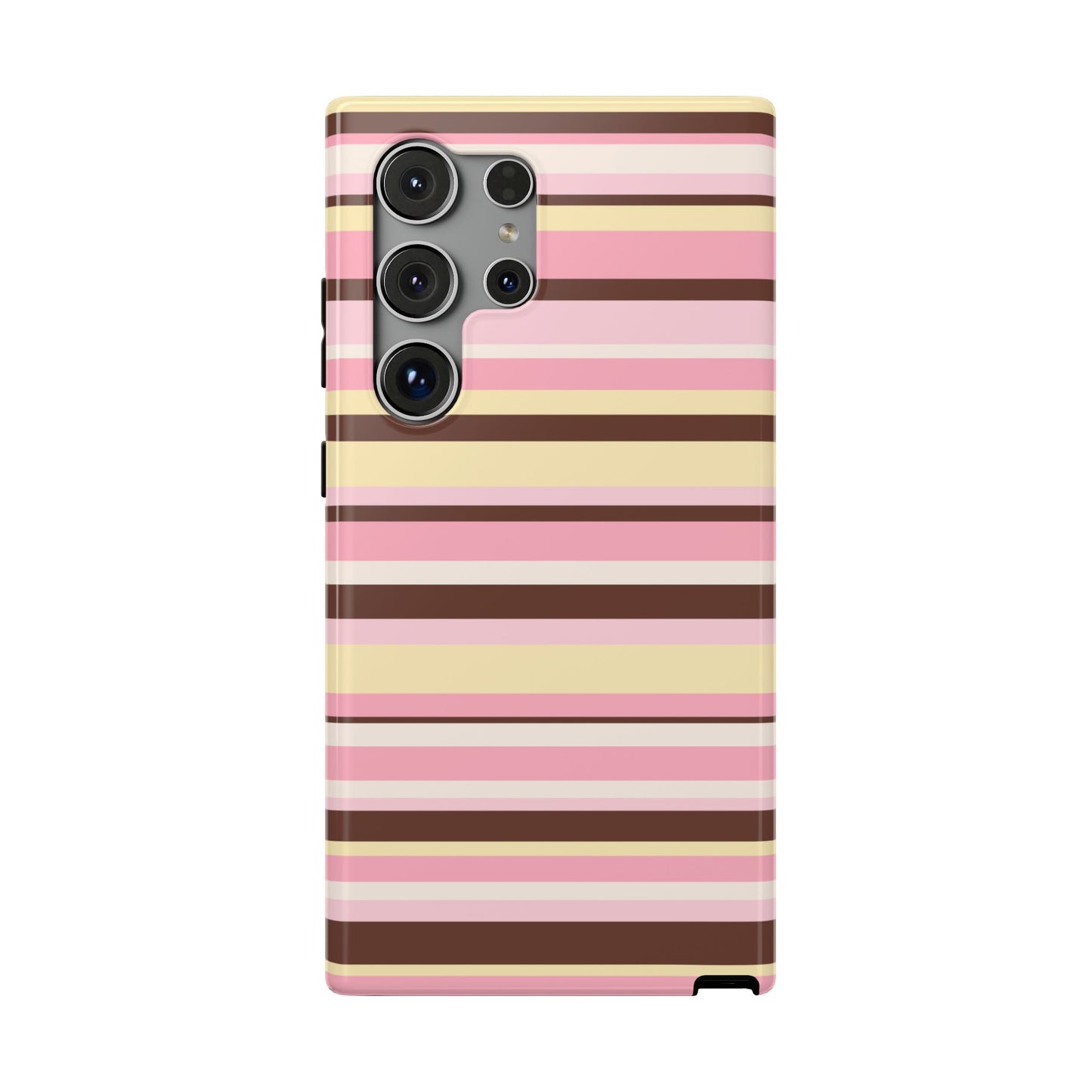 Sunday Latte Stripes Samsung Case