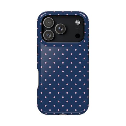 Periwinkle Mini Dots iPhone Case