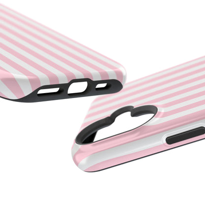 Pink Picnic Stripes iPhone Case